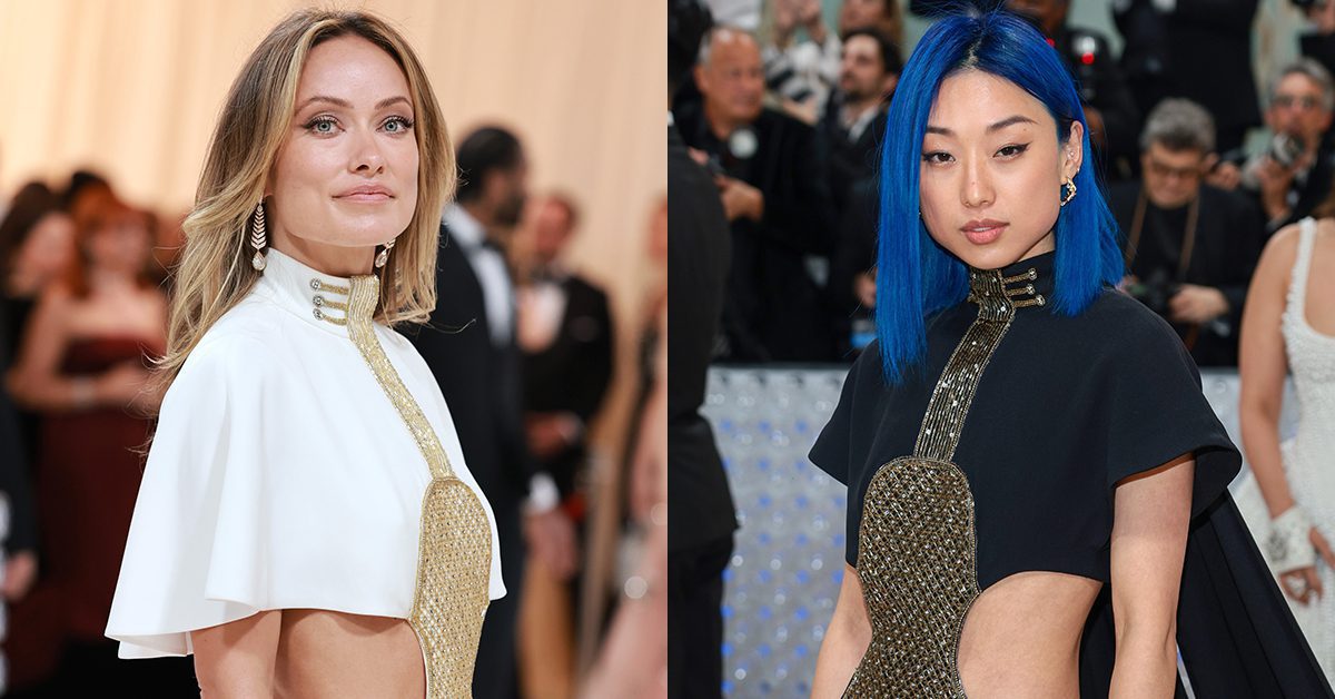 Olivia Wilde & Margaret Zhang React To Wearing Same Dress To 2023 Met