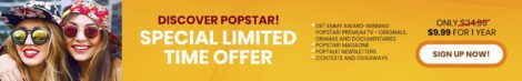popstar website subscribe pop up  x